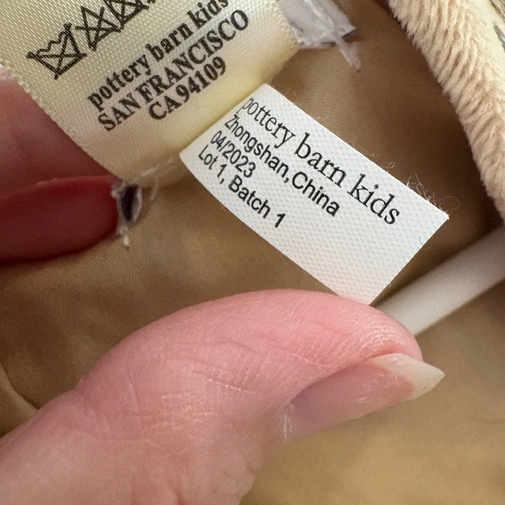 Pottery Barn Kids Baby Dog Labradoodle Costume Size 12-24 Months - Picture 6 of 7
